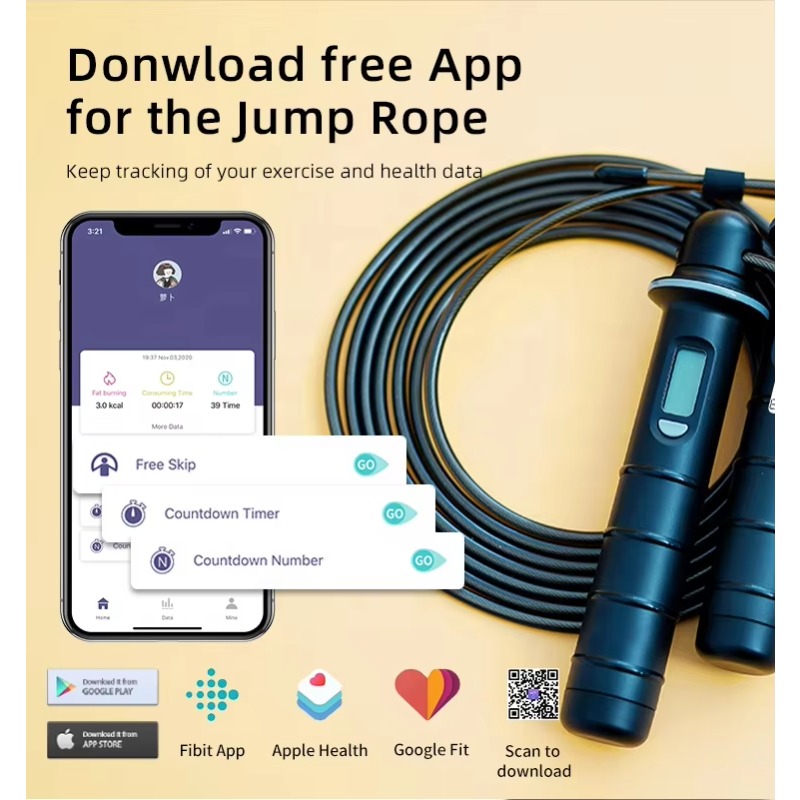 Smart Jump Rope Digital Counter - Vendita all'Ingrosso di Corde per Saltare