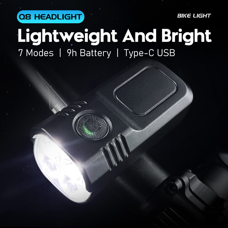 Rechargeable Bicycle Headlight 1000 Lumen - CYCLAMI Luce anteriore per bicicletta 1000