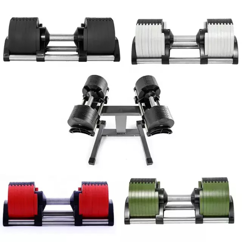 Adjustable Dumbbell Pair 40Kg - Set di Manubri Regolabili da 40kg