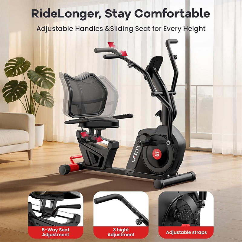 Cyclette reclinabile Pooboo pe - Exercise Bike Magnetic Resistance recensione e prezzo