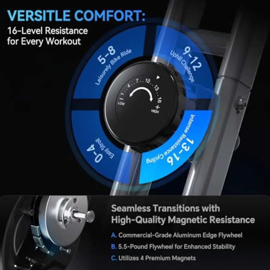 Cyclette pieghevole per piccol - Exercise Bike Magnetic Resistance recensione e prezzo