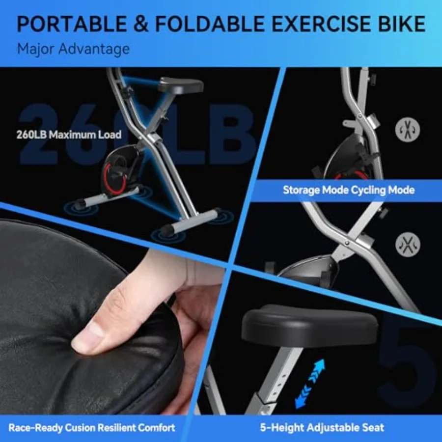Cyclette pieghevole per piccol - Exercise Bike Magnetic Resistance recensione e prezzo